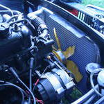 New Aluminum Radiator cooling system clutch etc