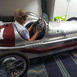 My Grandson Benjamin trying the Alfa on for size