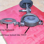 damaged release bearing