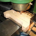 Caliper bracket mock up