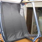 Headliner partially installed