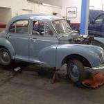 The start of the stripping process