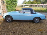 1964 MG MGB MkI Iris Blue Ron Gittings