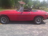 1974 MG MGB Red Rob B
