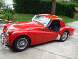 1957 Triumph TR3 Signal Red Dick Vinal