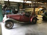 1952 MG TD Burgandy Jeremy Kinsey