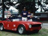 1969 Triumph TR6 Red Charly Mitchel
