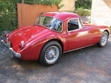 1958 MG MGA 1500 Coupe Red Ron Zeraldo