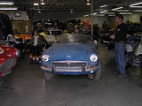 1973 MG MGB Teal Blue Kelvin Dodd
