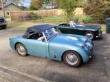 1960 Austin Healey Bugeye Sprite Light Blue Glen W