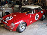 1962 MG MGB Tartan Red Old English White John Milland