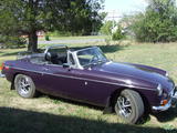 1972 MG MGB Dark Grape Metallic Ron Marrs