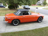 1971 MG MGB Blaze Red orange Dave Jordan